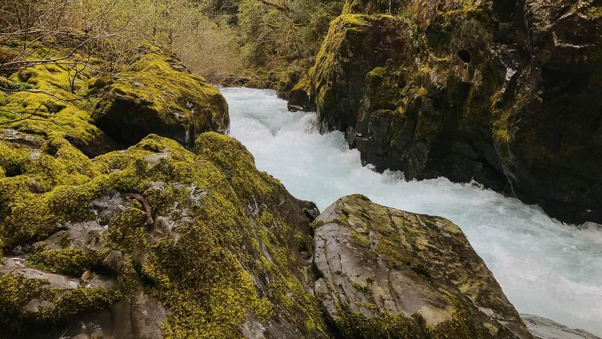 Mossy Wall Rapid on the Upper North Fork of the Smith River