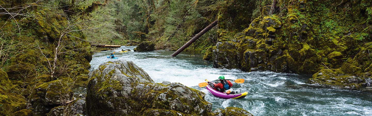 Kayaks on the Upper North Fork of the Smith River