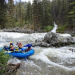 Velvet Falls on the Middle Fork of the Salmon River at 6.5 feet