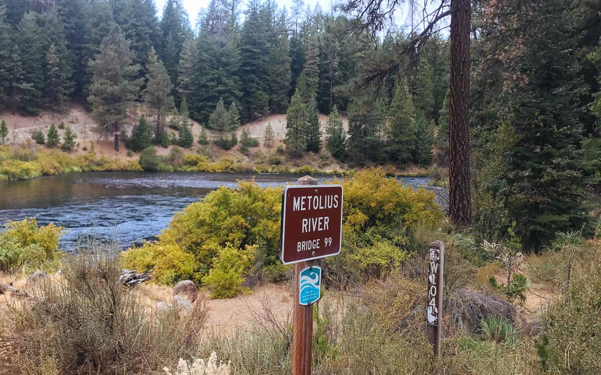 Lower Bridge Campground on the Metolius River