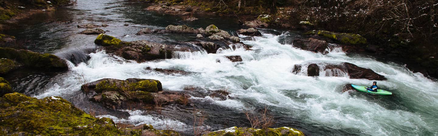 Bull’s-eye on the North Fork of the Middle Fork of the Willamette River