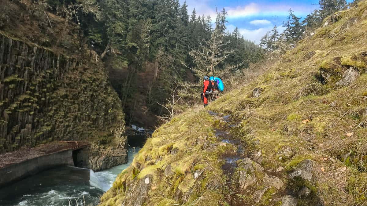 Scouting Punchbowl Falls on the Take-out Hike