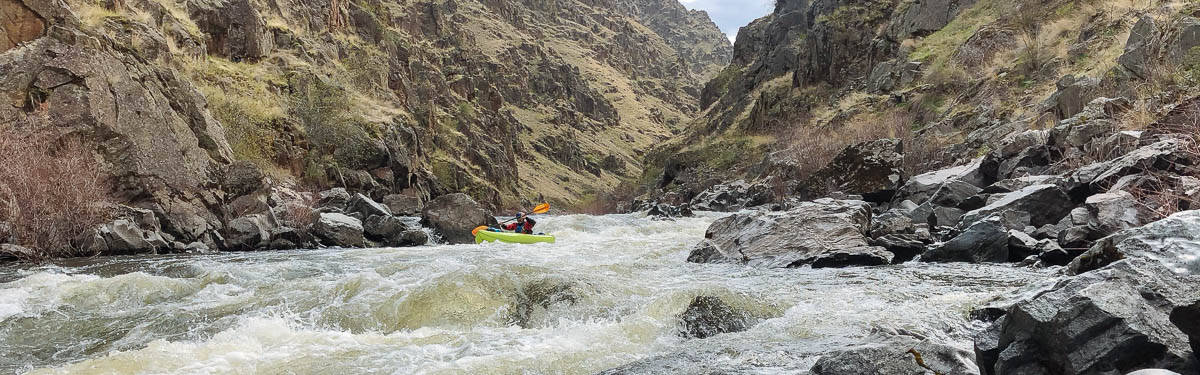 Typical whitewater on the lower Imnaha River