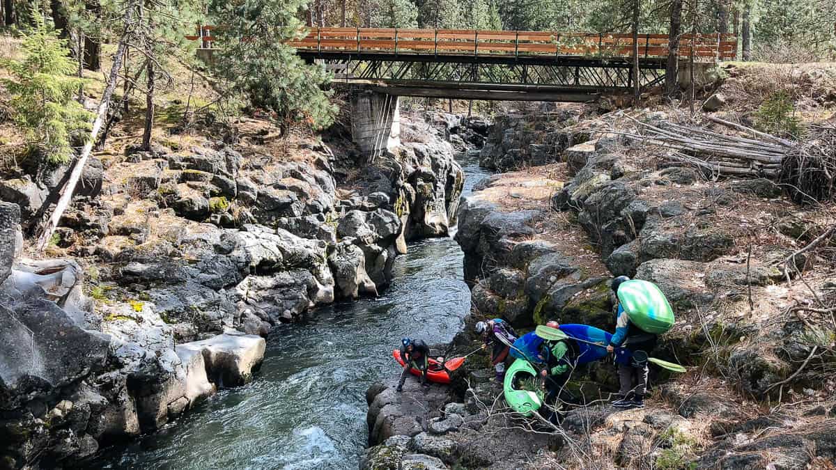 River Access below Sidewinder Rapid