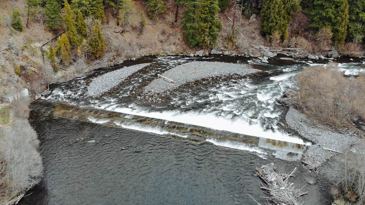 Weir at the Klickitat Fish Hatchery