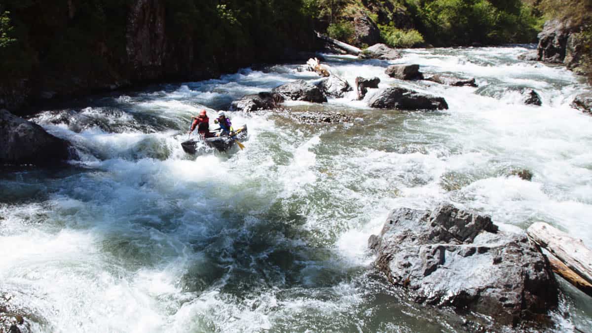 Fun Rapid on Eagle Creek