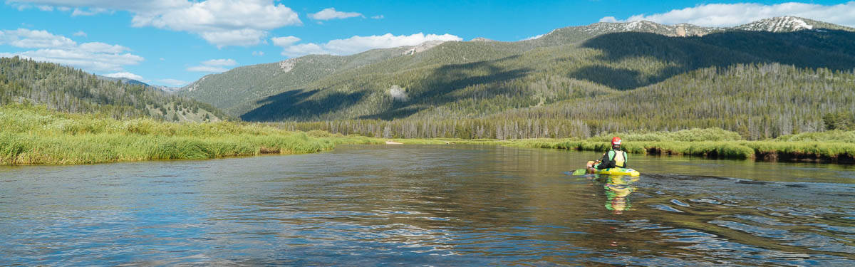 Kayaking Bear Valley Creek through Bruce Meadows