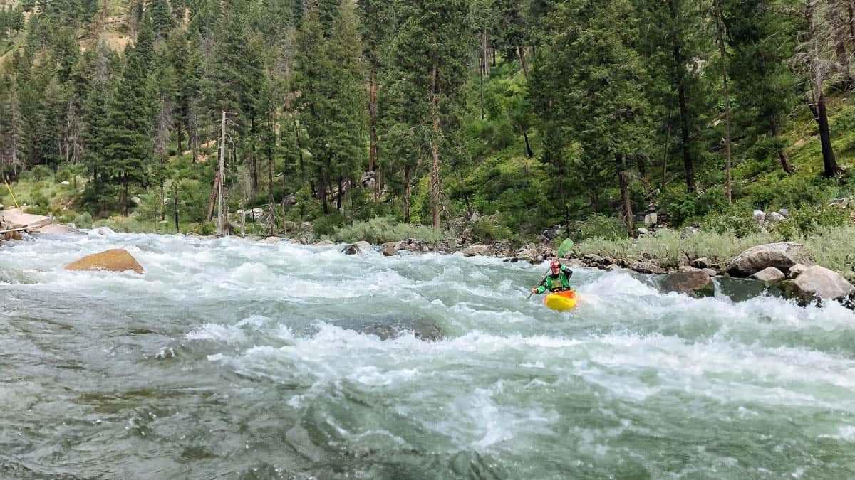 At the bottom of Slalom Rapid