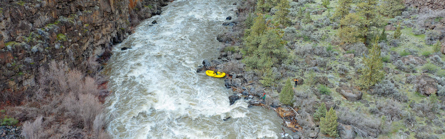 The Bottom of No Name Rapid on the Crooked River at 3400 cfs