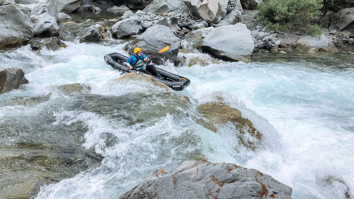 The entrance of SB #1 on the Chetco River