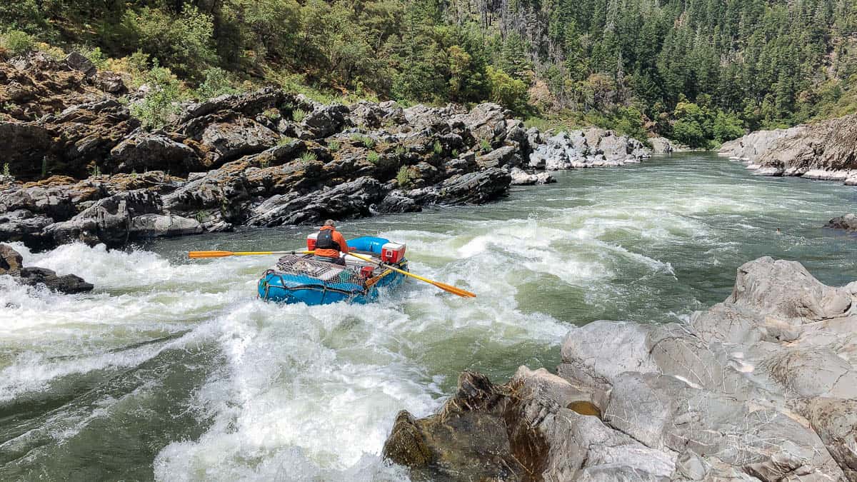 Rafting Windy Creek Chute on the Rogue River