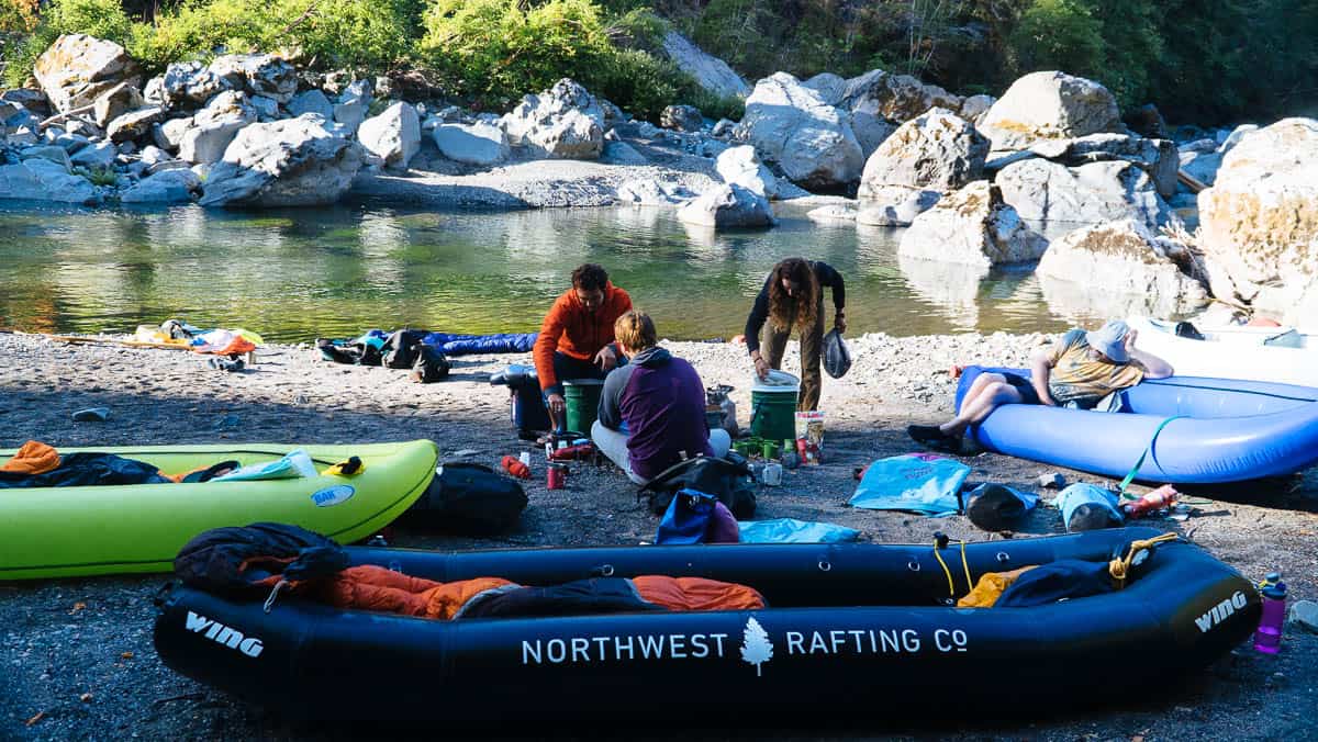 Allen's Camp on the Chetco River