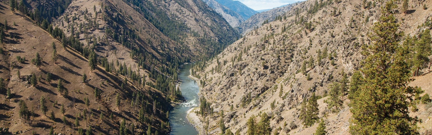 Idaho’s Main Salmon River Flows through the Frank Church-River of No Return Wilderness