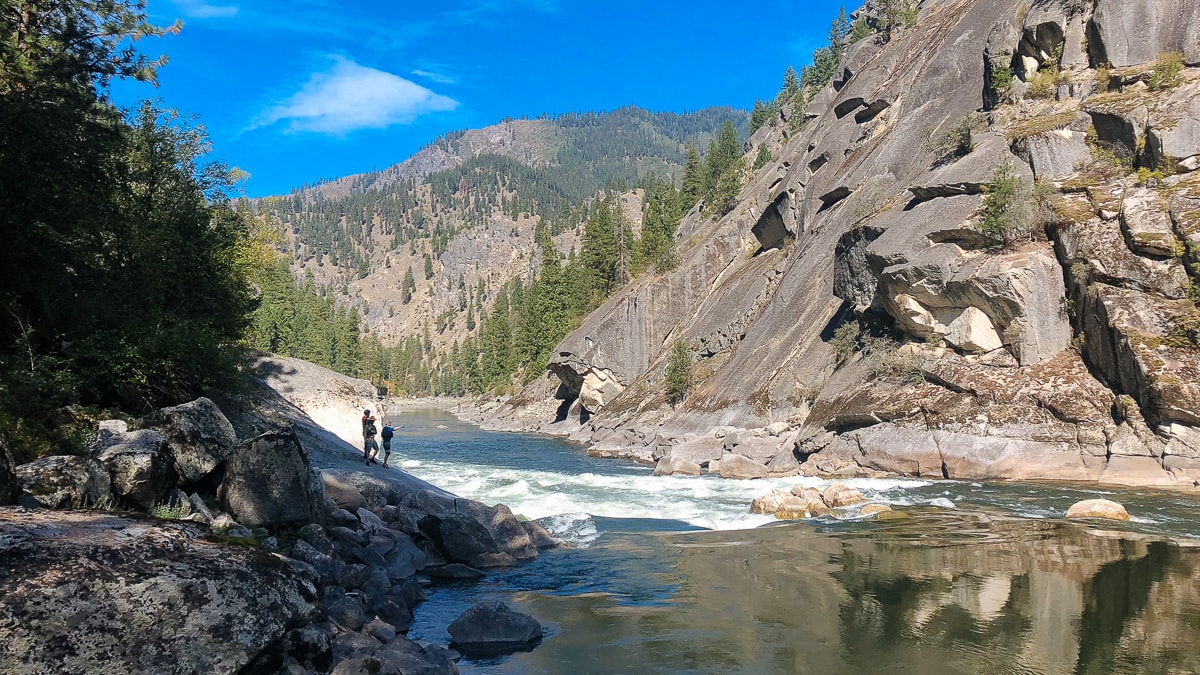Scouting Salmon Falls on the Main Salmon River