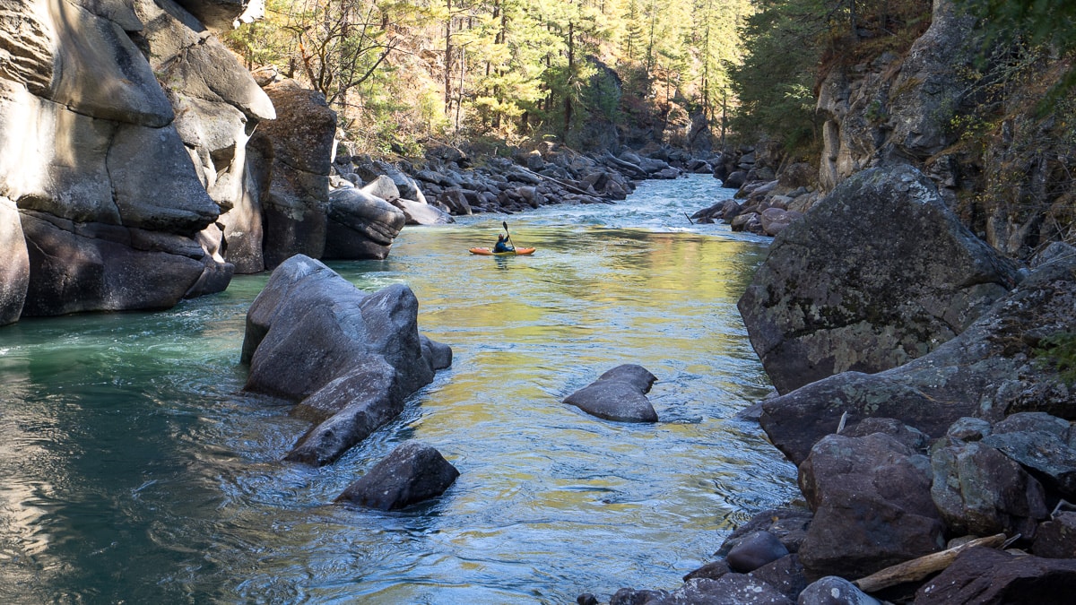 Kayaking the Chamkar Chhu in Bhutan