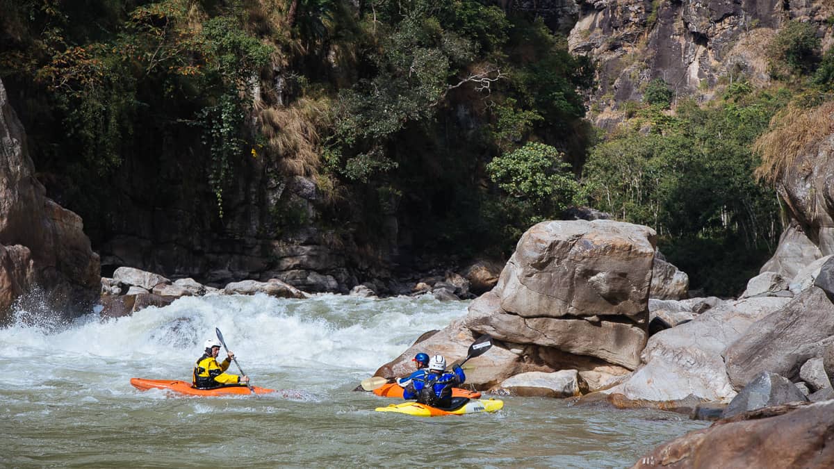 Typical rapid in Ema Datshi Canyon