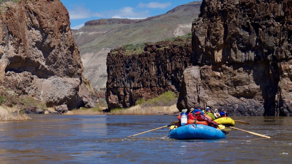 Rafting on the Owyhee River