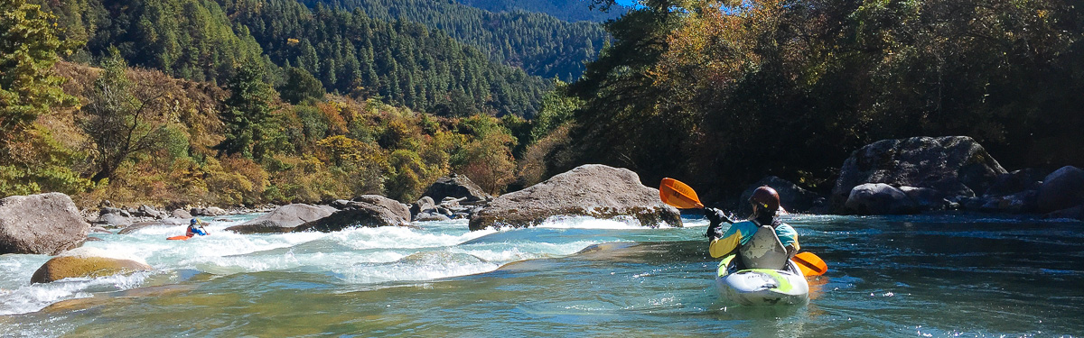 Kayaking the Upper Chamkar Chhu in Bhutan