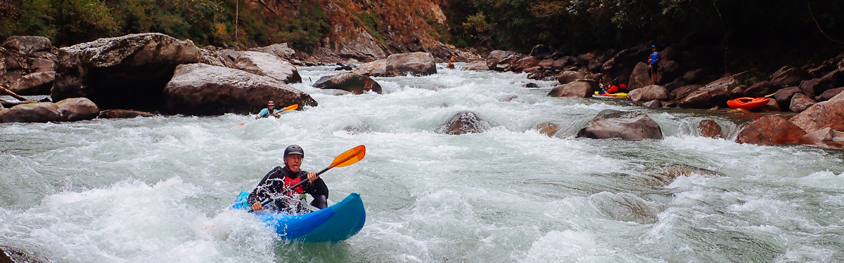 Kayaking the upper Mangde Chhu in Bhutan