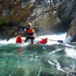 Cataraft on the South Fork of the Smith River Gorge