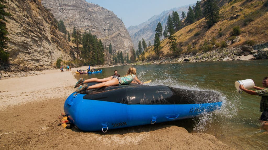 Raft Slide on the Middle Fork of the Salmon River