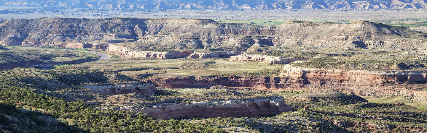 The Colorado River winds through Ruby Canyon. Photo courtesy of the Bureau of Land Management.