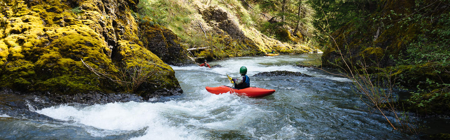 One of the many beautiful rapids on the Upper West Fork of the Hood River