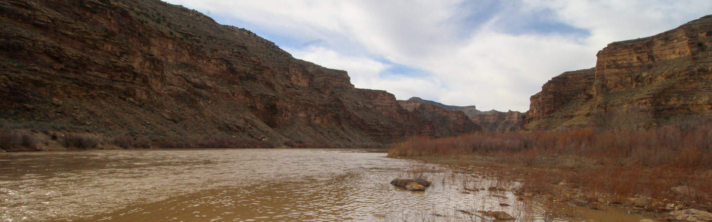 Desolation Canyon early on in the trip.