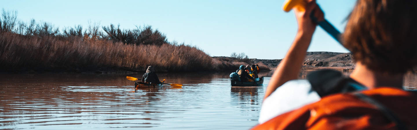 Lazily floating into Labyrinth Canyon. Photo by Tyler Payne.