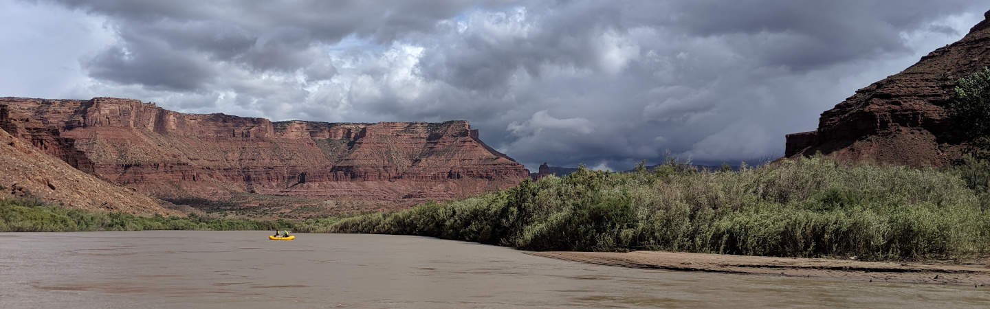 Lazily floating down the Moab Daily.