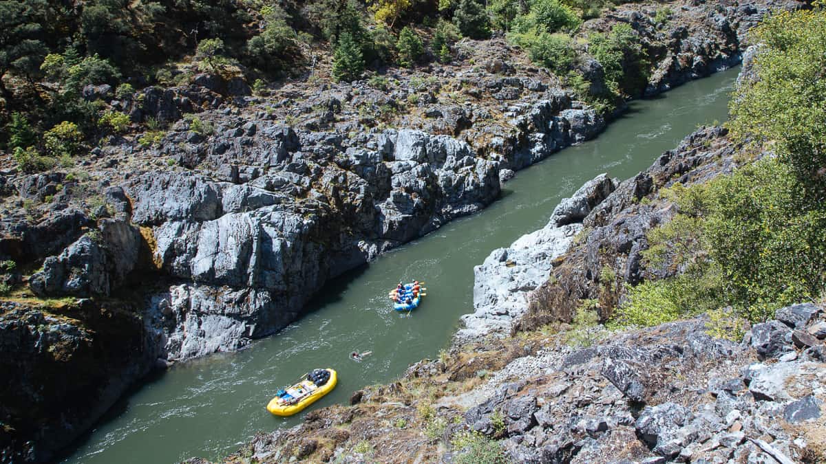 Rafting the beautiful Rogue River in Oregon