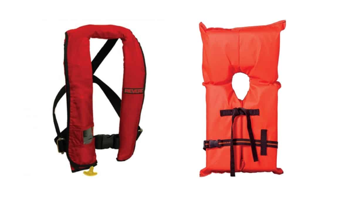 The Five Different Types of Personal Flotation Devices (PFDs)