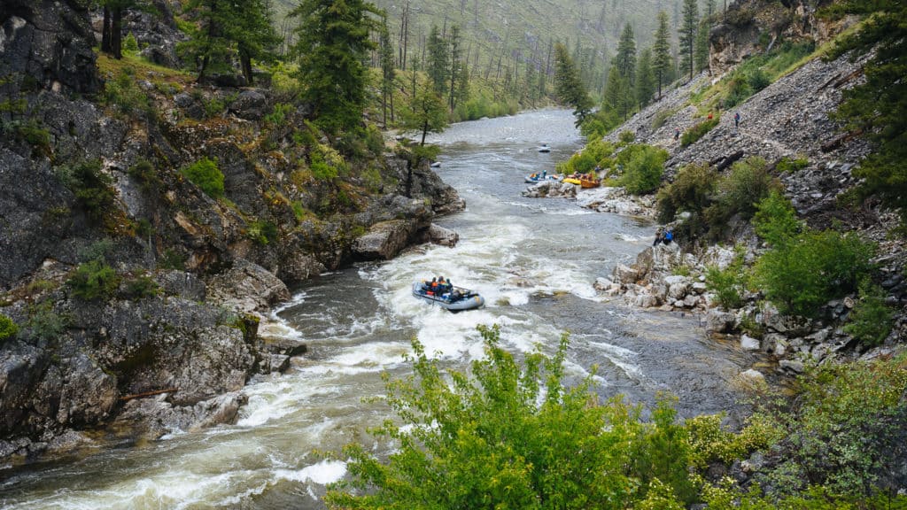 Pistol Creek Rapid on the Middle Fork of the Salmon River