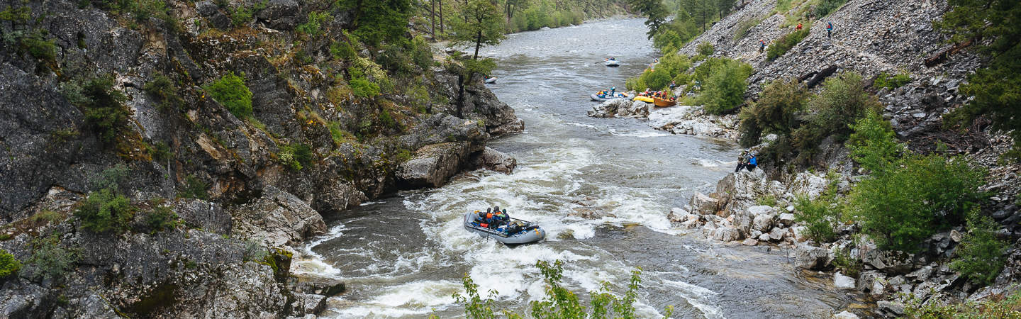 Pistol Creek Rapid on the Middle Fork of the Salmon River