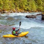 Kayaking on Washington's Wind River