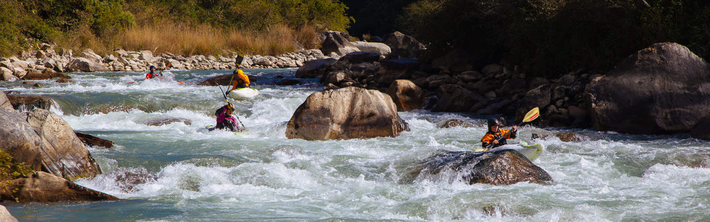 Kayaking the Dang Chhu in Bhutan