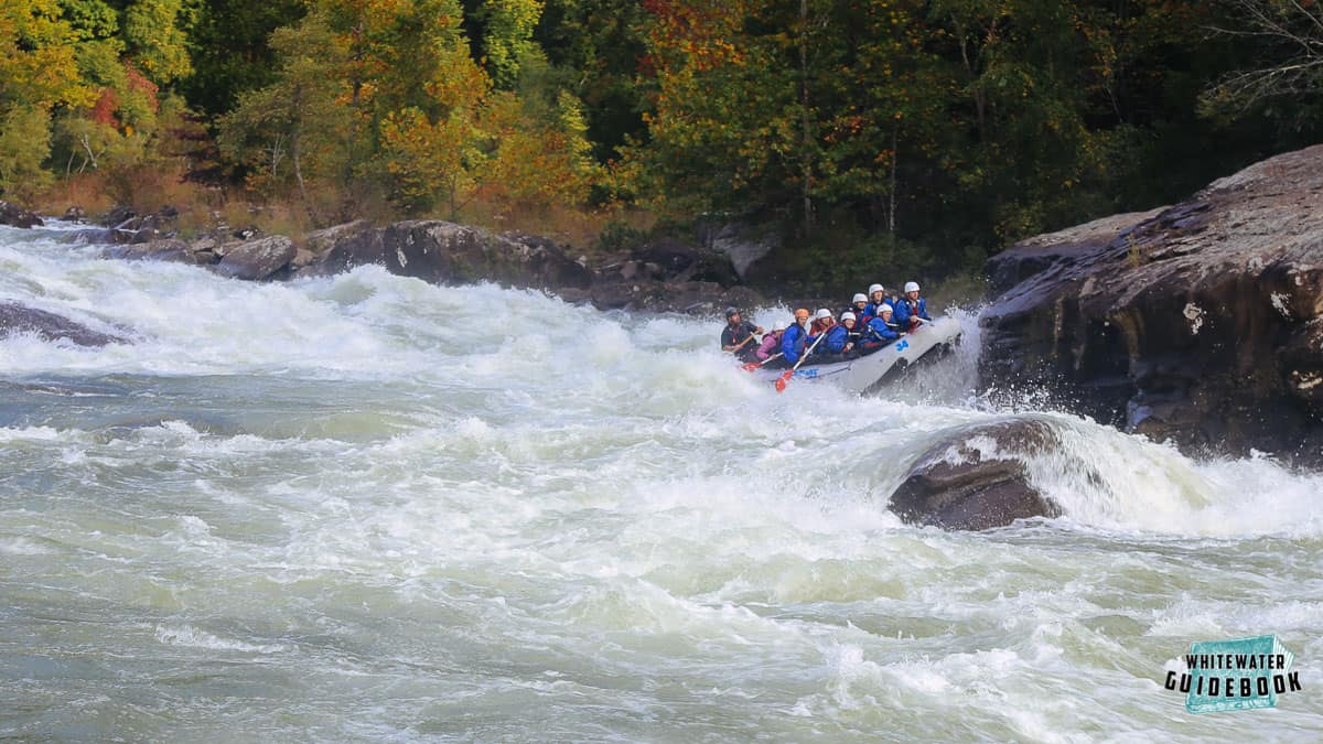 Pillow Rock on the Gauley River