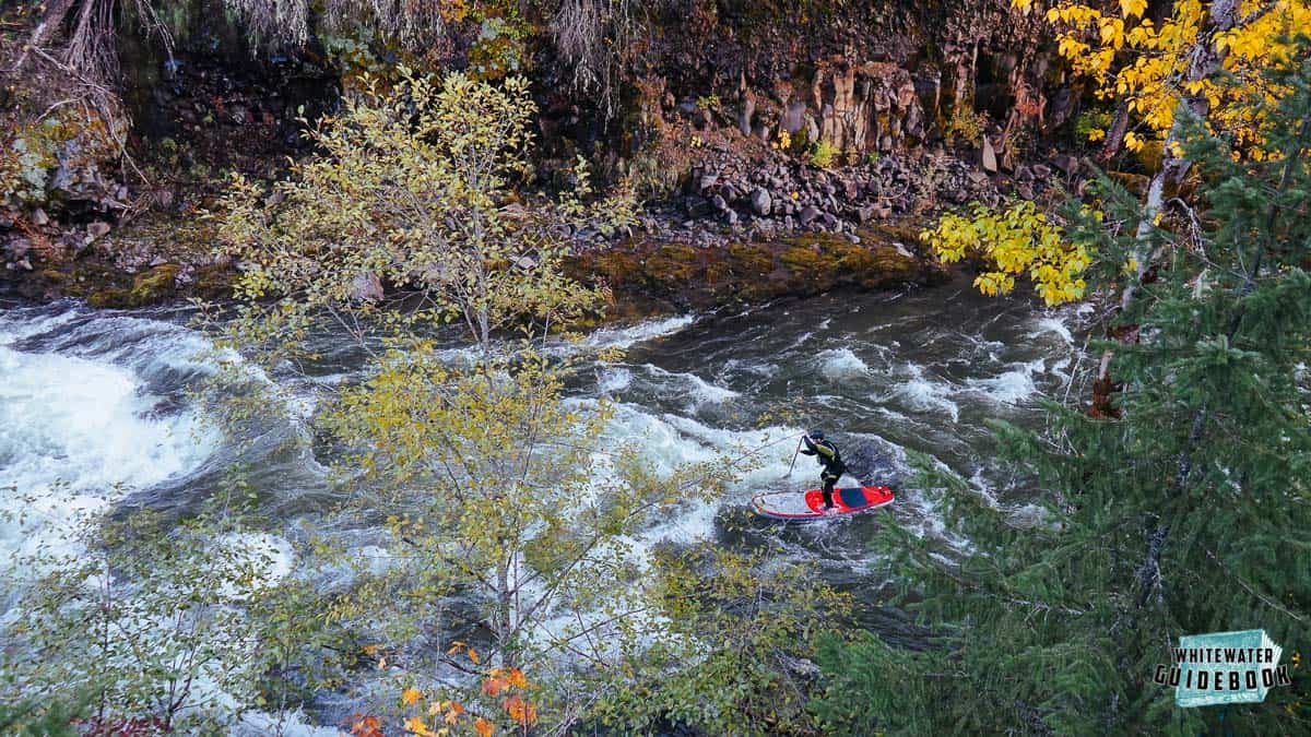 SUP on the West Fork of the Hood River