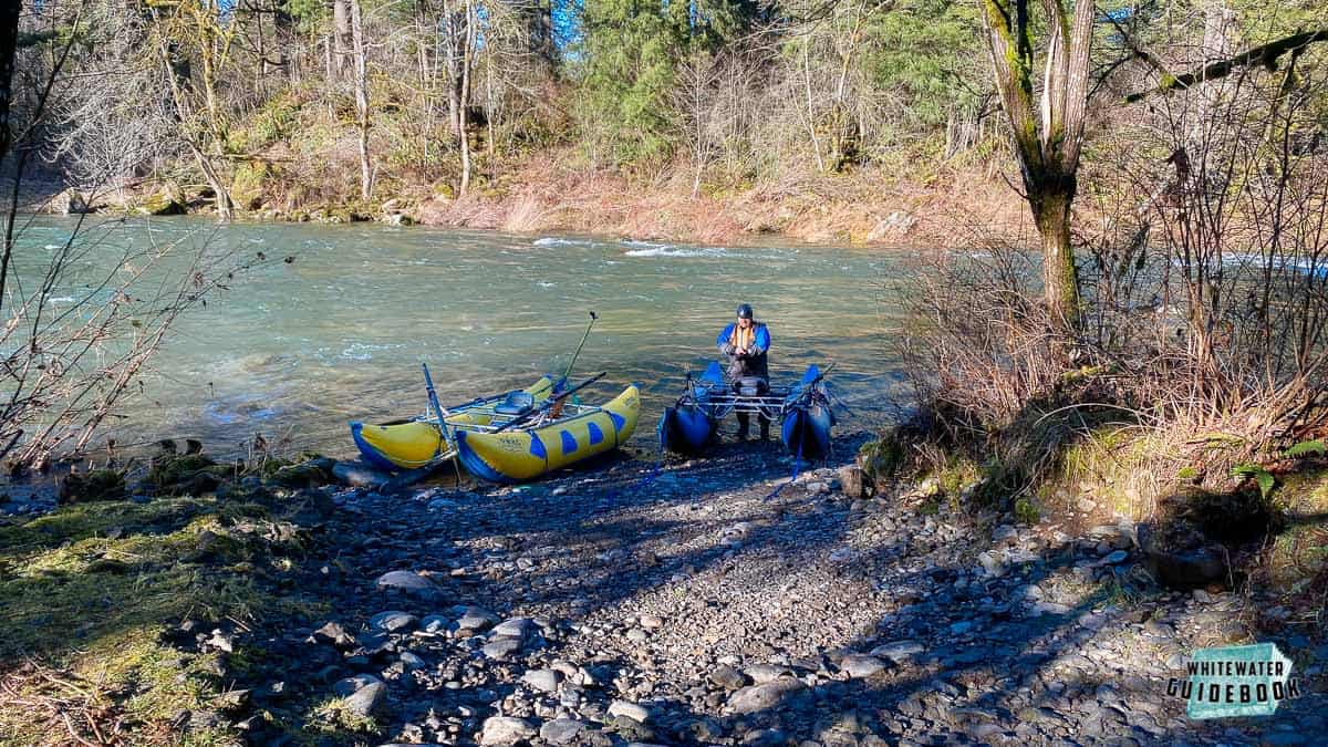 Washougal River access at mile 1.65