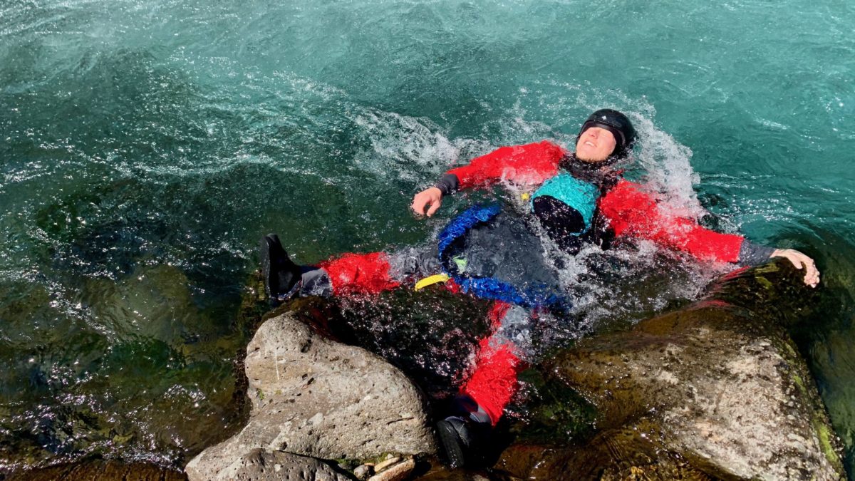 Testing Dry Suits Is Hard Work