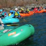 R2 rafters at Boatsmith whitewater race photo by Nicole