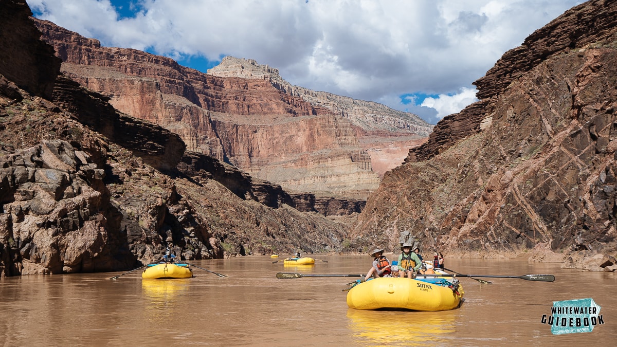 Rafting through the Grand Canyon