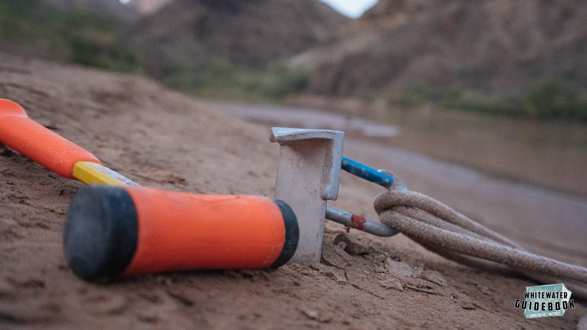 Sand Stake and Dead Blow Hammer