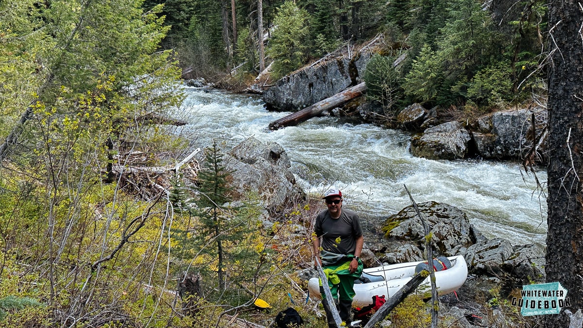 Launching just downstream of the Trout Creek confluence