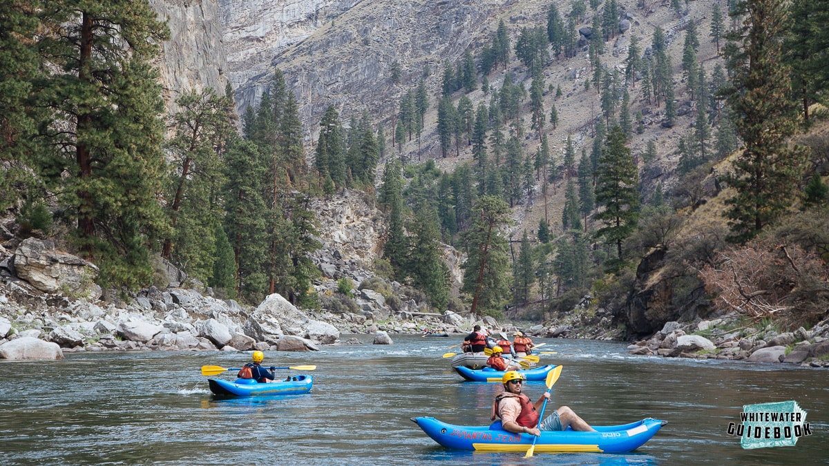 The Middle Fork of the Salmon River is one of the original 8 Wild and Scenic Rivers
