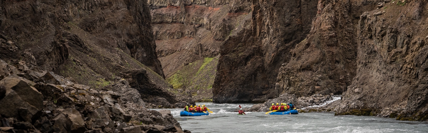 Rafting the East Glacial River in Iceland | Photo Viking Rafting