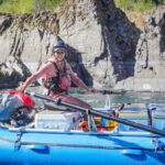 K.M. enjoying a Rogue River trip