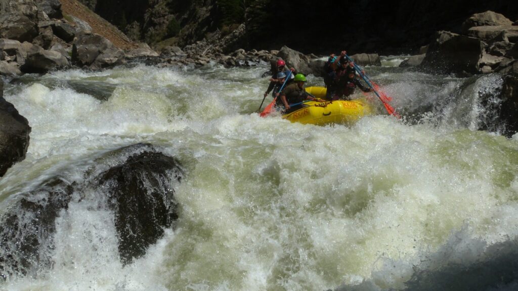 Always fun rafting Gore Canyon