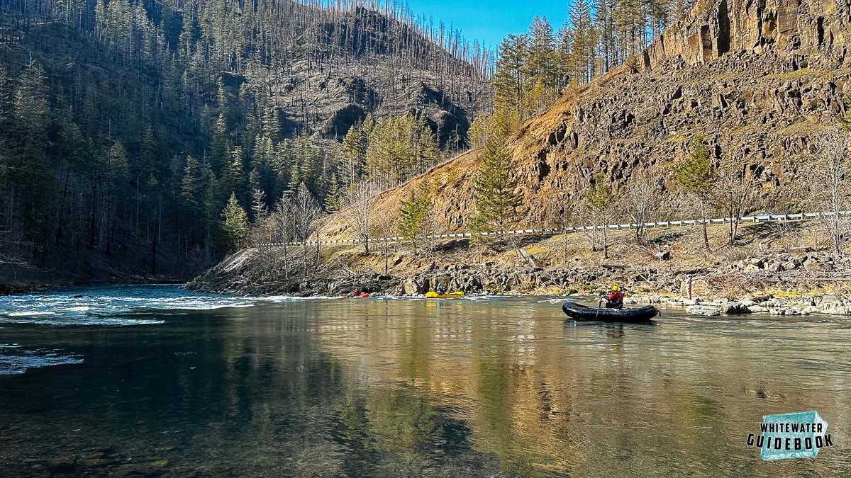 Entering Rock and Roll Rapid on the Upper Clackamas River